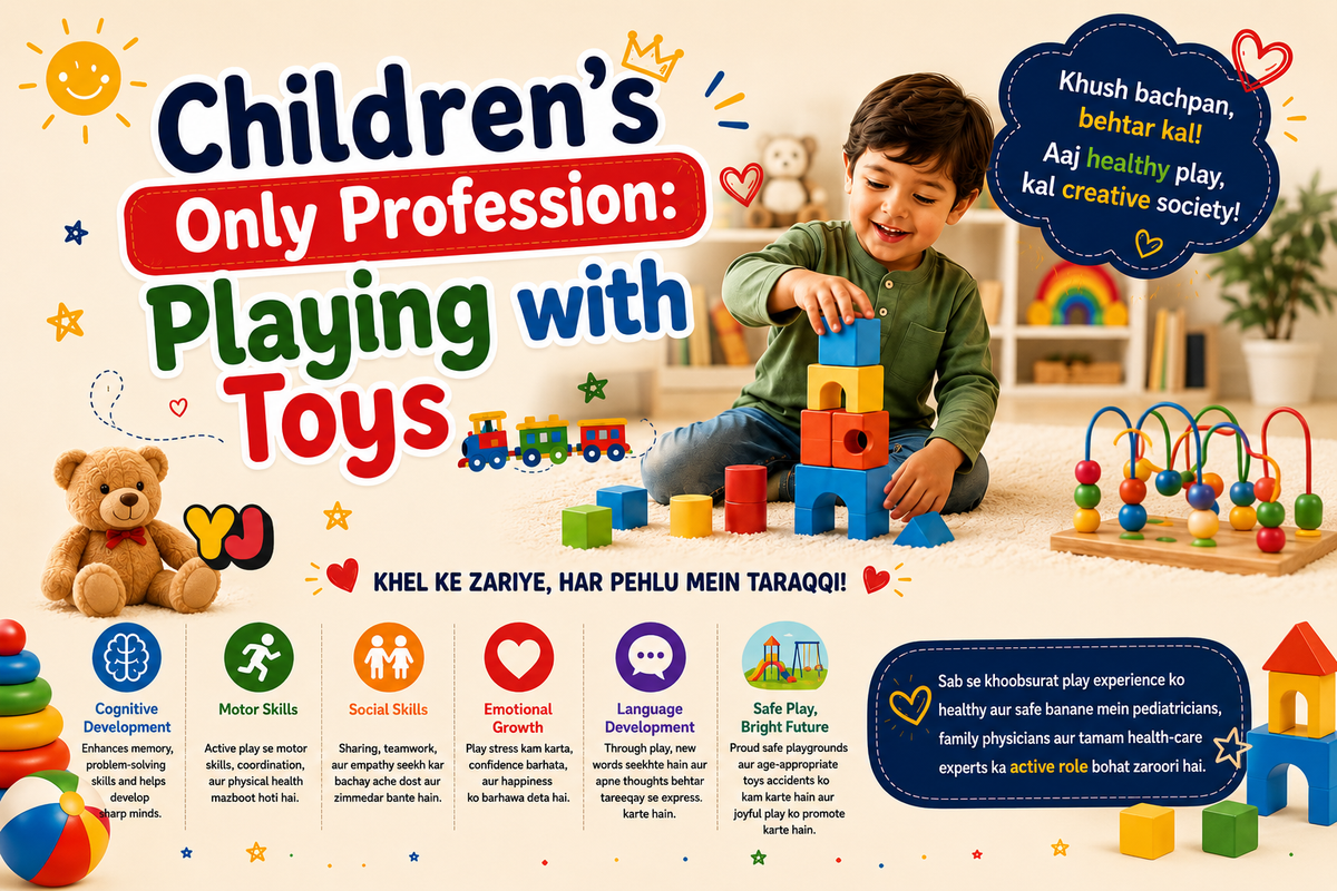 Bachon Ka Ek Hi Profession: Toys Ke Saath Khelna