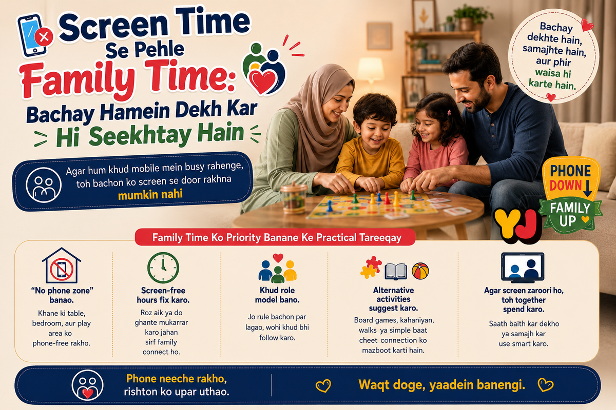 Bachon Ka Screen Time, Hamare Screen Time Se Shuru Hota Hai