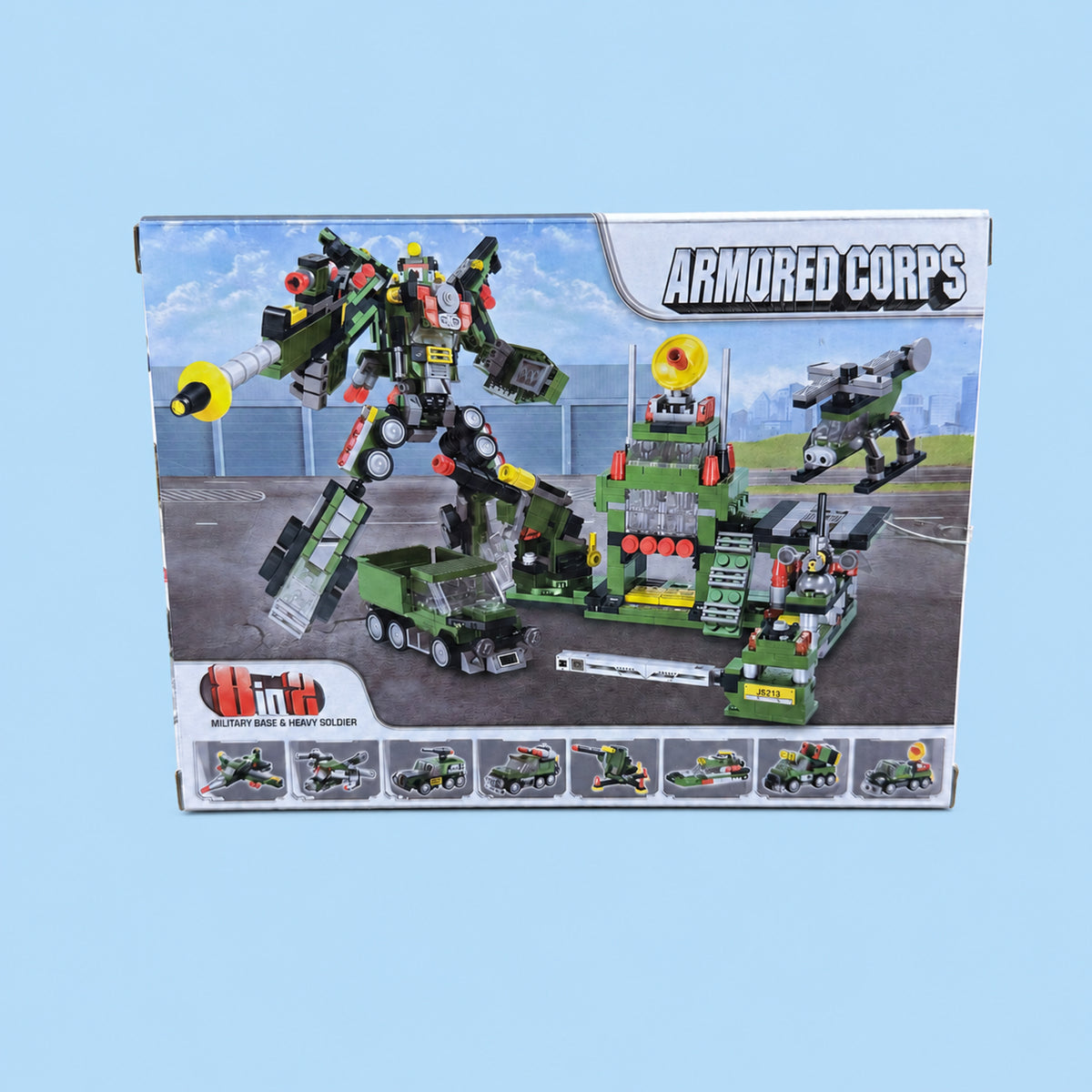 91-Piece Military Helicopter Building Blocks Set – Armored Corps Aircraft Construction Toy for Kids, Ages 6+