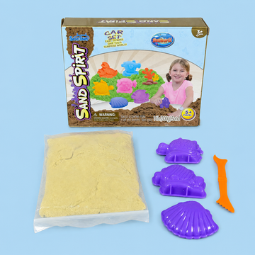 Sand Spirit Seaworld Kinetic Sand Play Set – 300g, 5+ Pieces