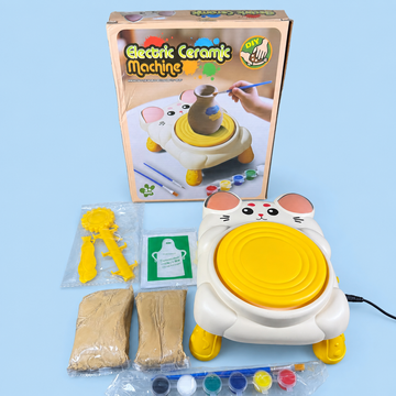 Electric Ceramic Pottery Wheel DIY Clay Art Set