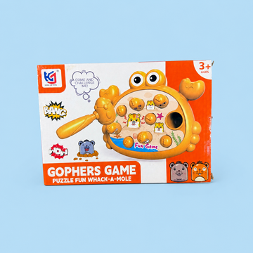 Whack-A-Mole Crab Game for Kids – Interactive Gophers Puzzle Toy with Hammer, Fun for Friends