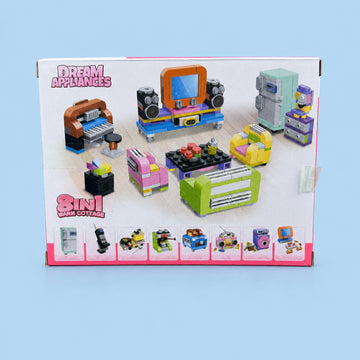 95-Piece Coffee Machine Building Blocks Set for Kids – DIY Mini Appliance Construction Toy, Ages 6+