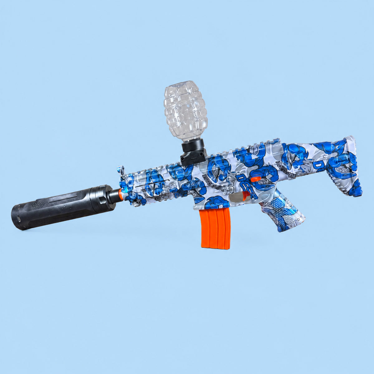 T20A Electric Gel Ball Blaster with Sensor Muzzle Lights & Mist Effect – Automatic Toy Set, Ages 14+