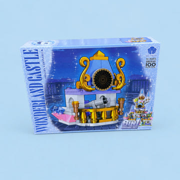 100-Piece Wonderland Castle Observation Deck Building Blocks Set – 8-in-1 Construction Toy for Kids, Ages 6+