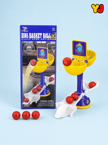 2-in-1 Mini Basketball Board Game for Kids – Tabletop Shooting & Reflex Challenge Toy