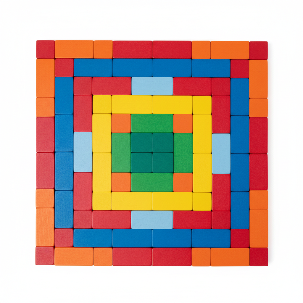 Colorful Building Blocks Set